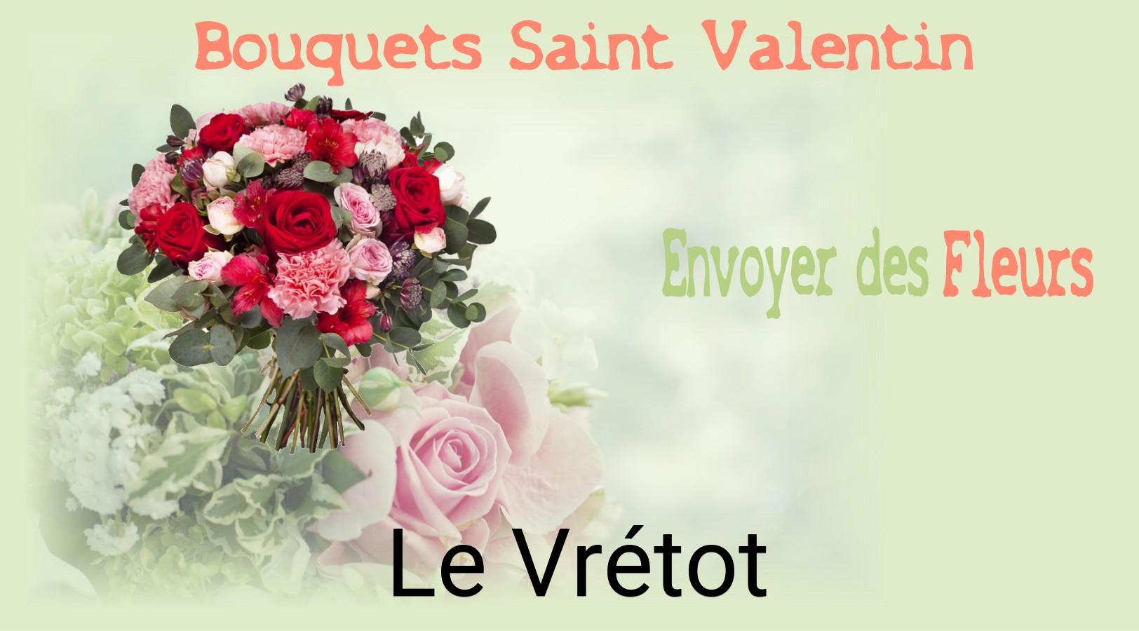 Roses de Saint-Valentin livrées à Le Vrétot